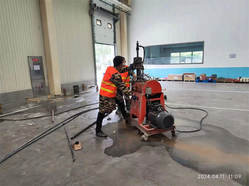 佛山厂房地面下沉塌陷注浆加固施工